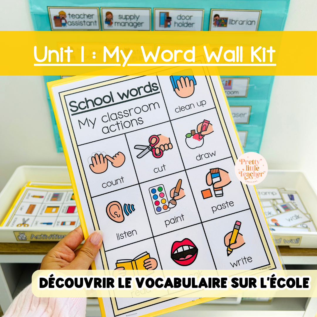 Unit 1 : Word Wall Kit
