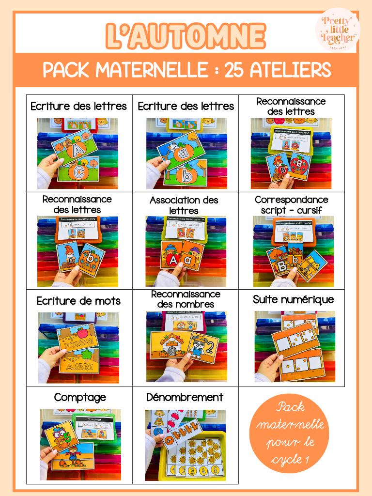 Pack Maternelle sur l'automne