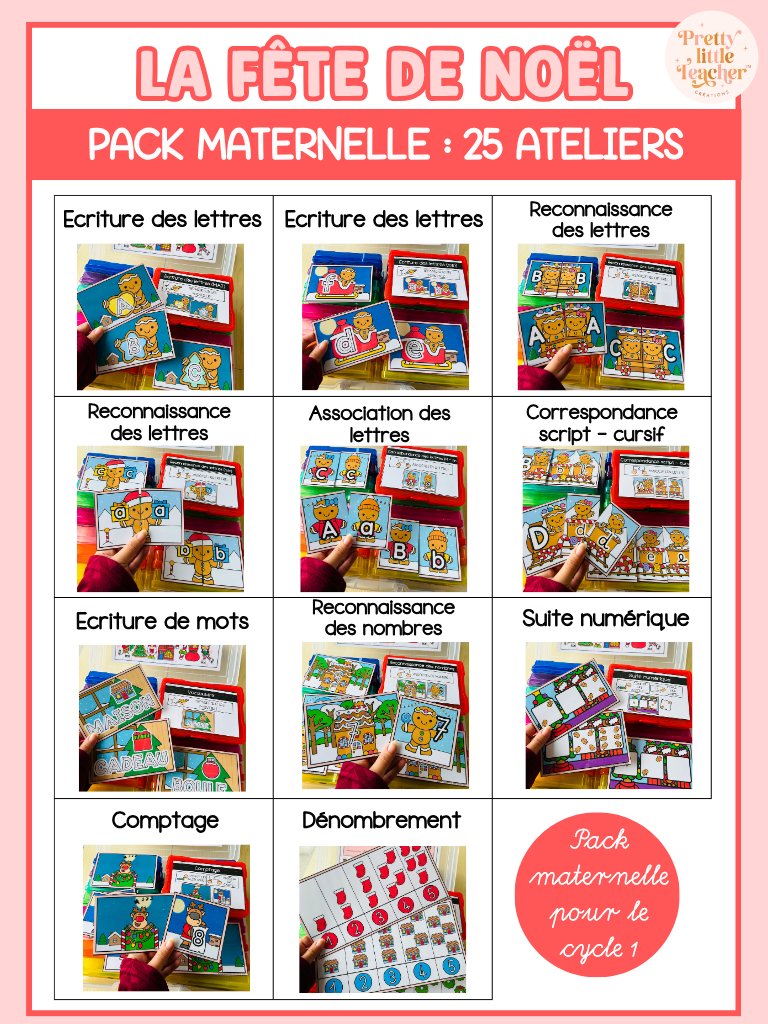 Pack Maternelle sur la fête de Noël