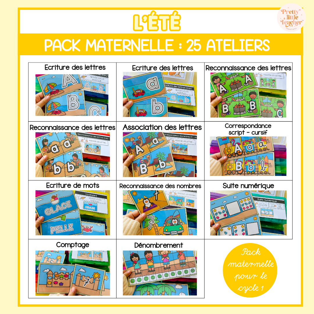 Pack Maternelle sur l'été