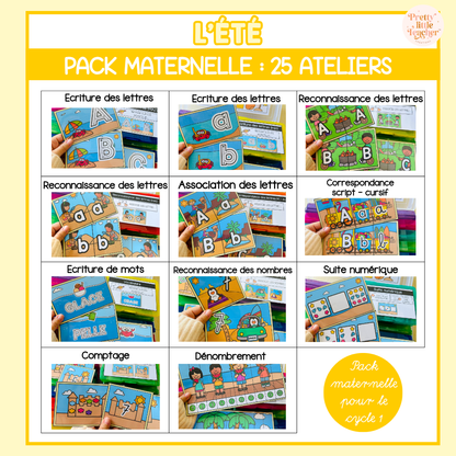 Pack Maternelle sur l'été