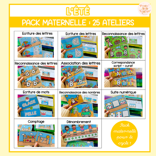 Pack Maternelle sur l'été