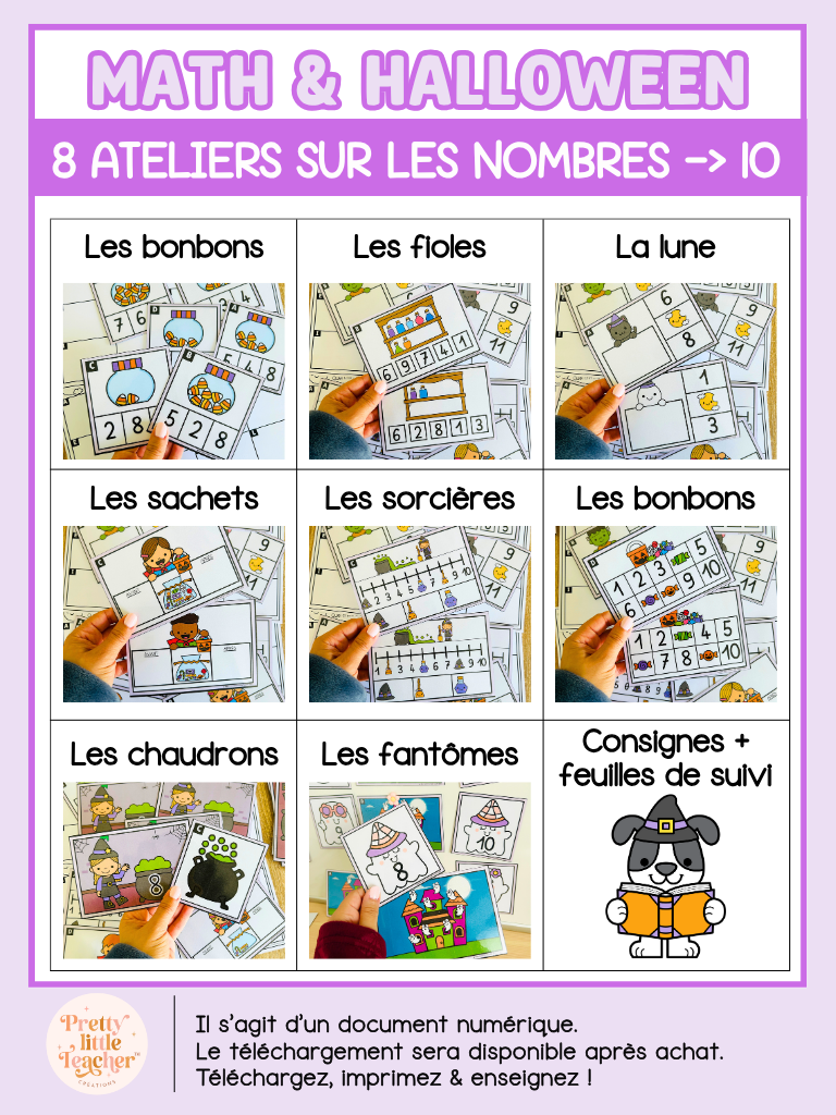 Les nombres jusqu'à 10 (x8)
