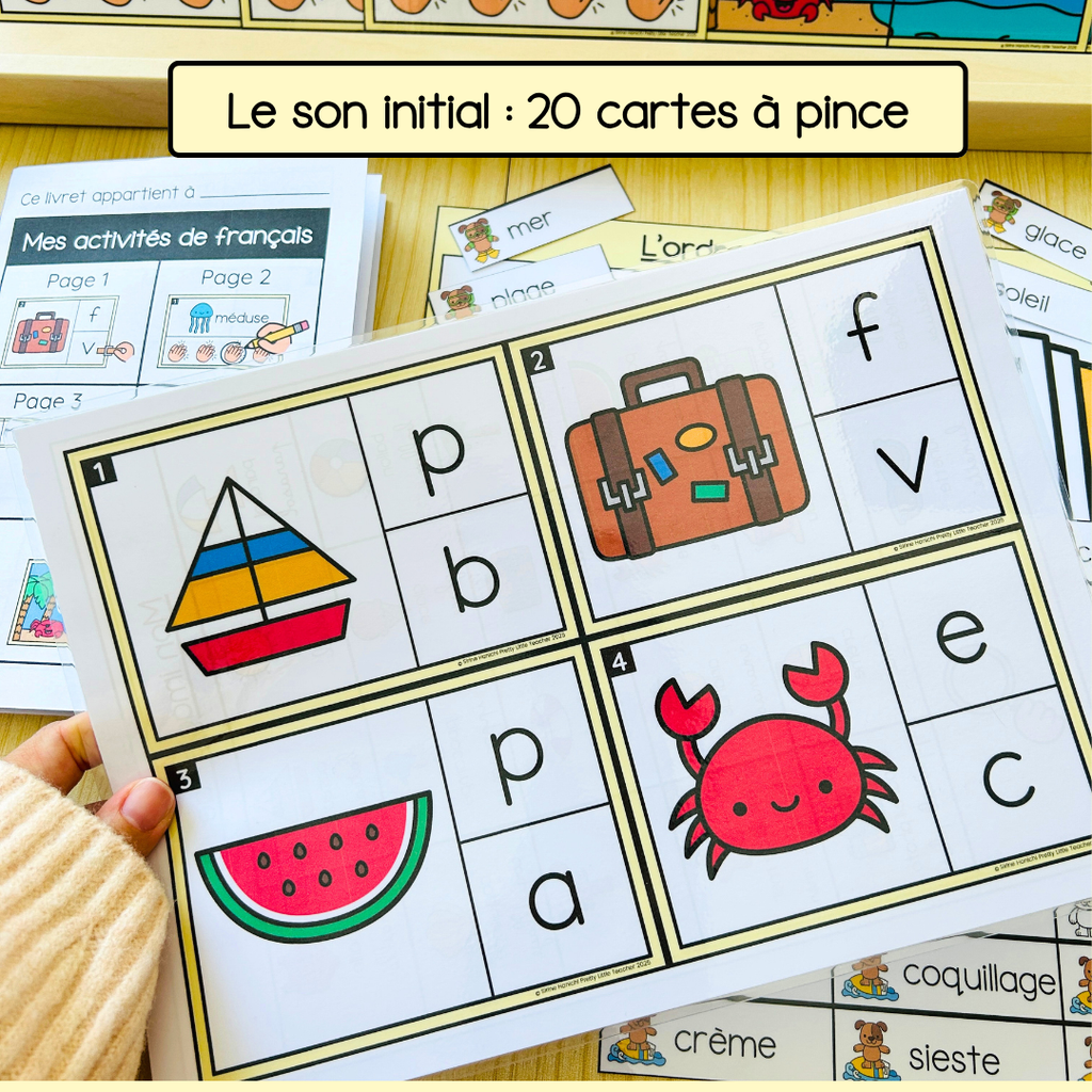 Mini Pack 1 Français sur l'été