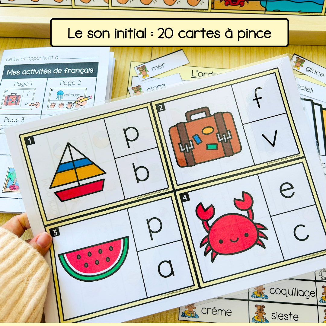 Mini Pack 1 Français sur l'été