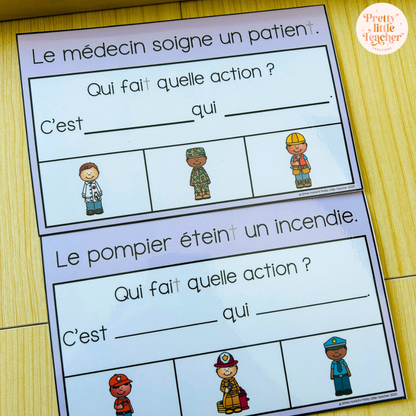 Pack 2 Français sur les métiers