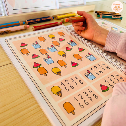 Pack de 4 livrets d'activités pour la maternelle : écrire, dénombrer et tracer