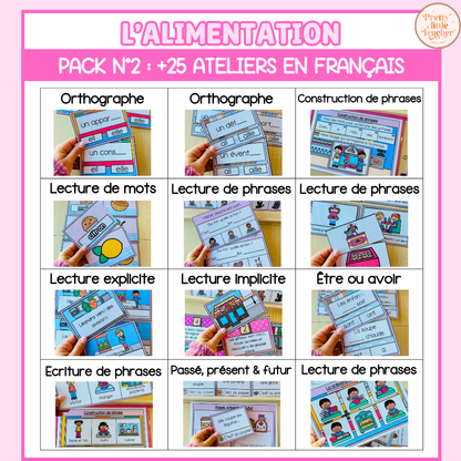 Tous les Packs 2 Français pour toute l'année