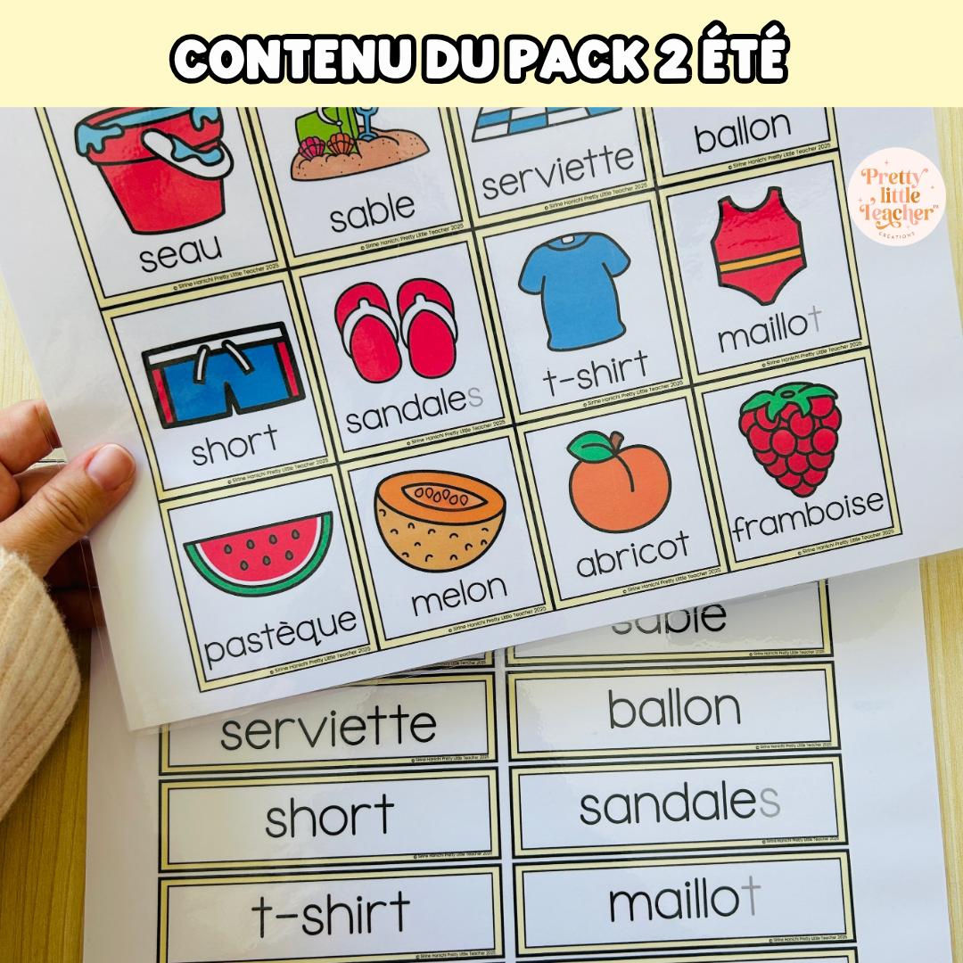 Tous les Packs 2 Français pour toute l'année