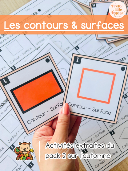 Les contours et les surfaces (3x)