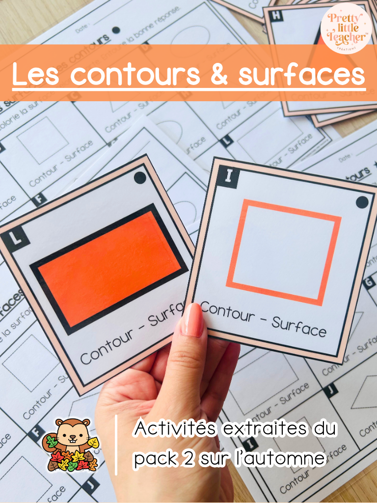 Les contours et les surfaces (3x)