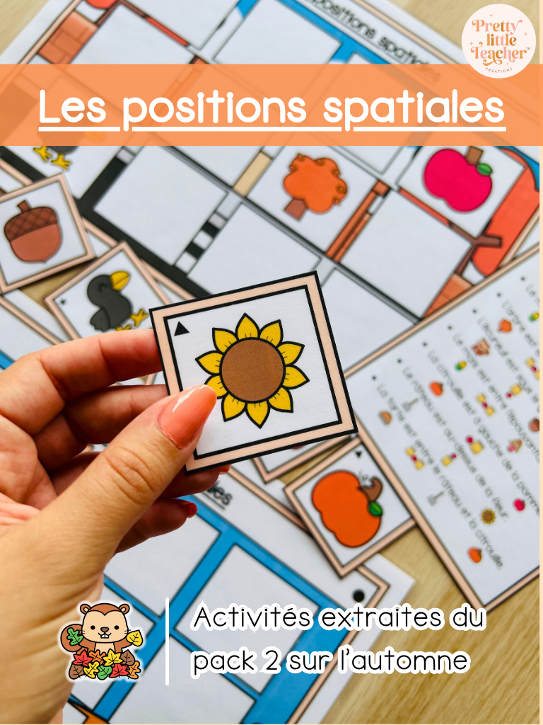 Les positions spatiales (3x)