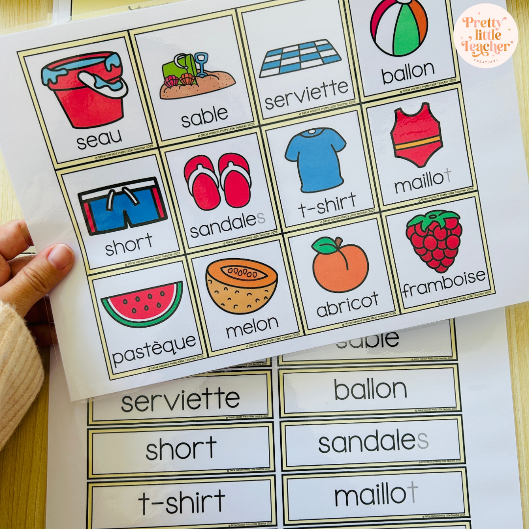 Pack 2 Français sur l'été