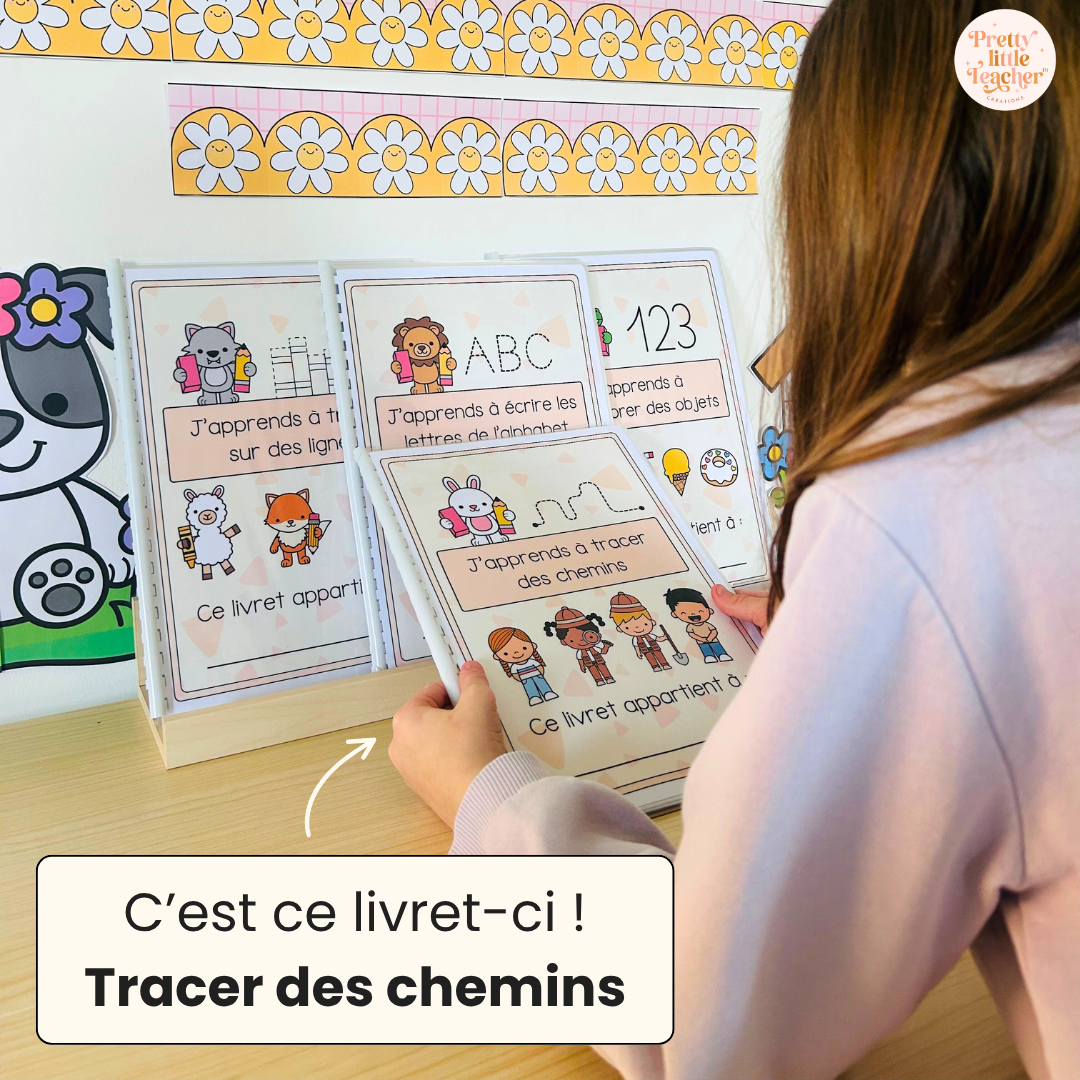 Pack de 4 livrets d'activités pour la maternelle : écrire, dénombrer et tracer