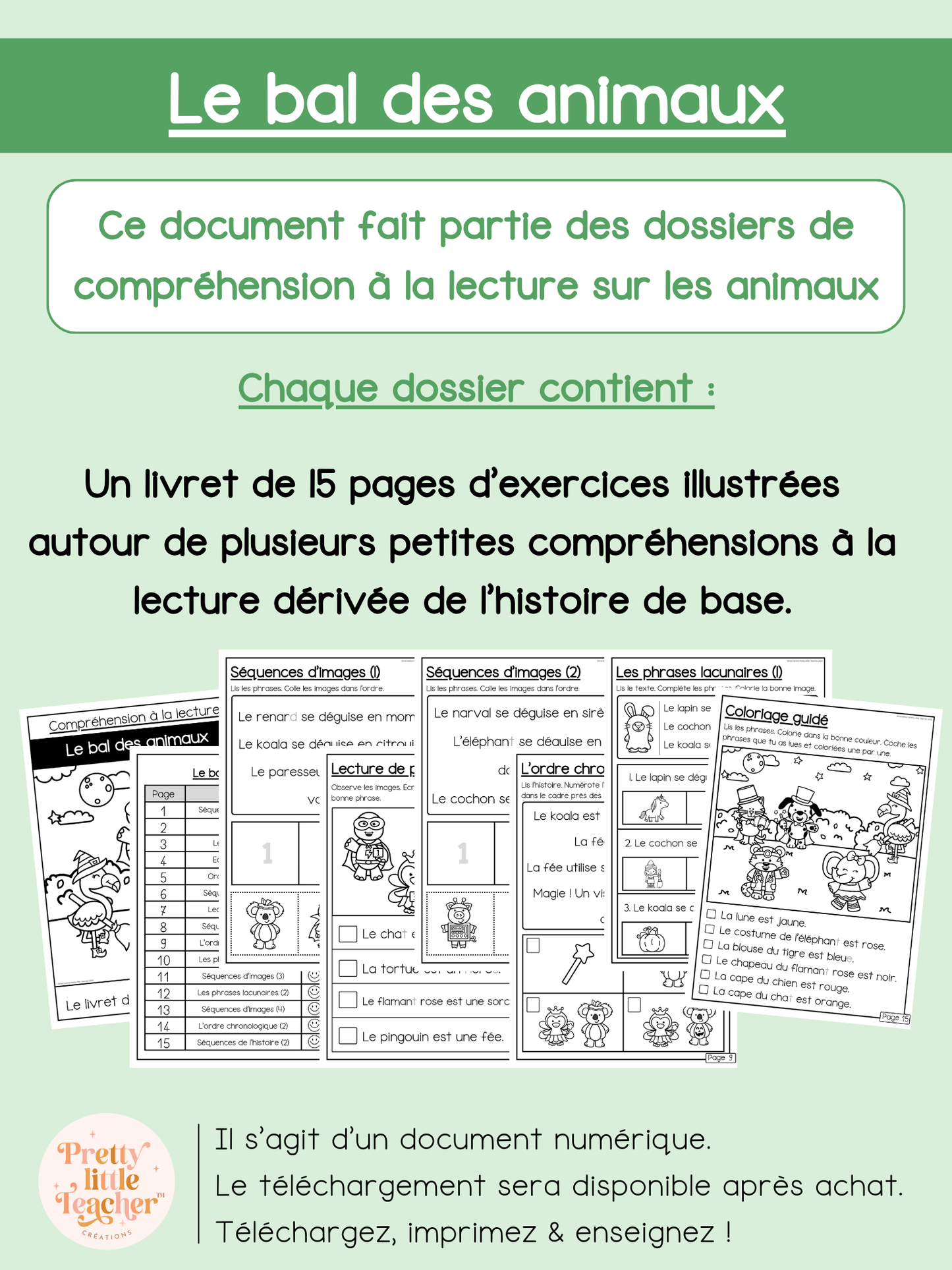 Le bal des animaux (lecture)