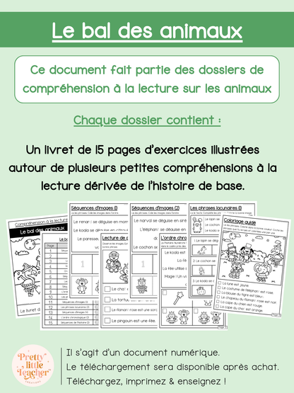 Le bal des animaux (lecture)