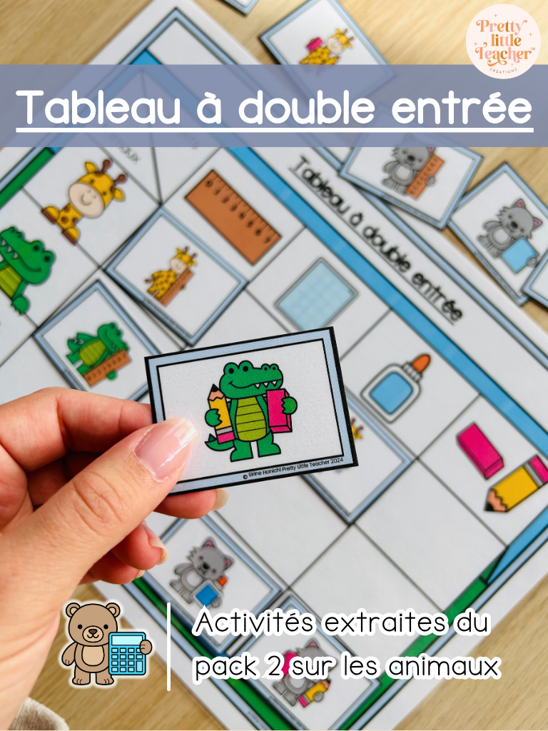 Tableau à double entrée (3x)