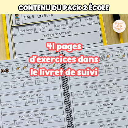 Pack 2 Français sur l'école