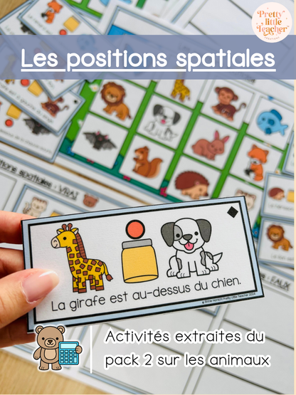Les positions spatiales (3x)