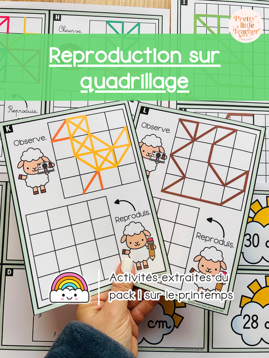 La reproduction sur quadrillage (3x)