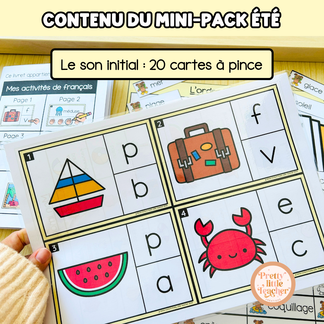 Tous les Mini Packs 1 Français pour toute l'année