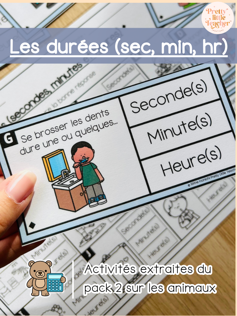 Les durées (3x)