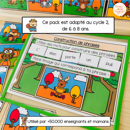 Pack 2 Français sur l'automne