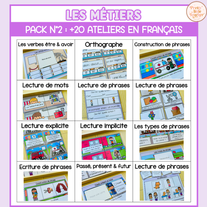 Tous les Packs 2 Français pour toute l'année