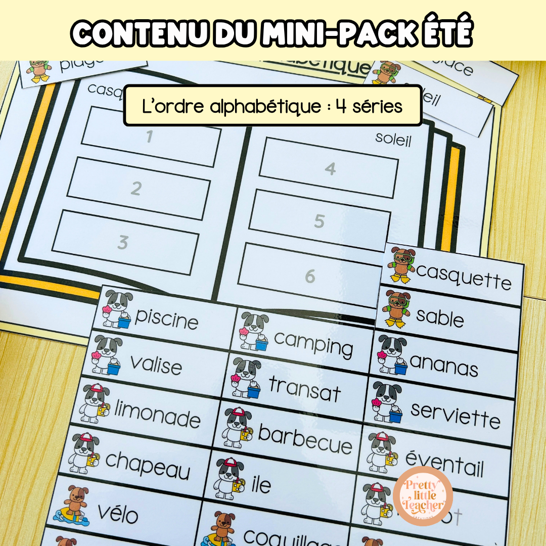 Tous les Mini Packs 1 Français pour toute l'année