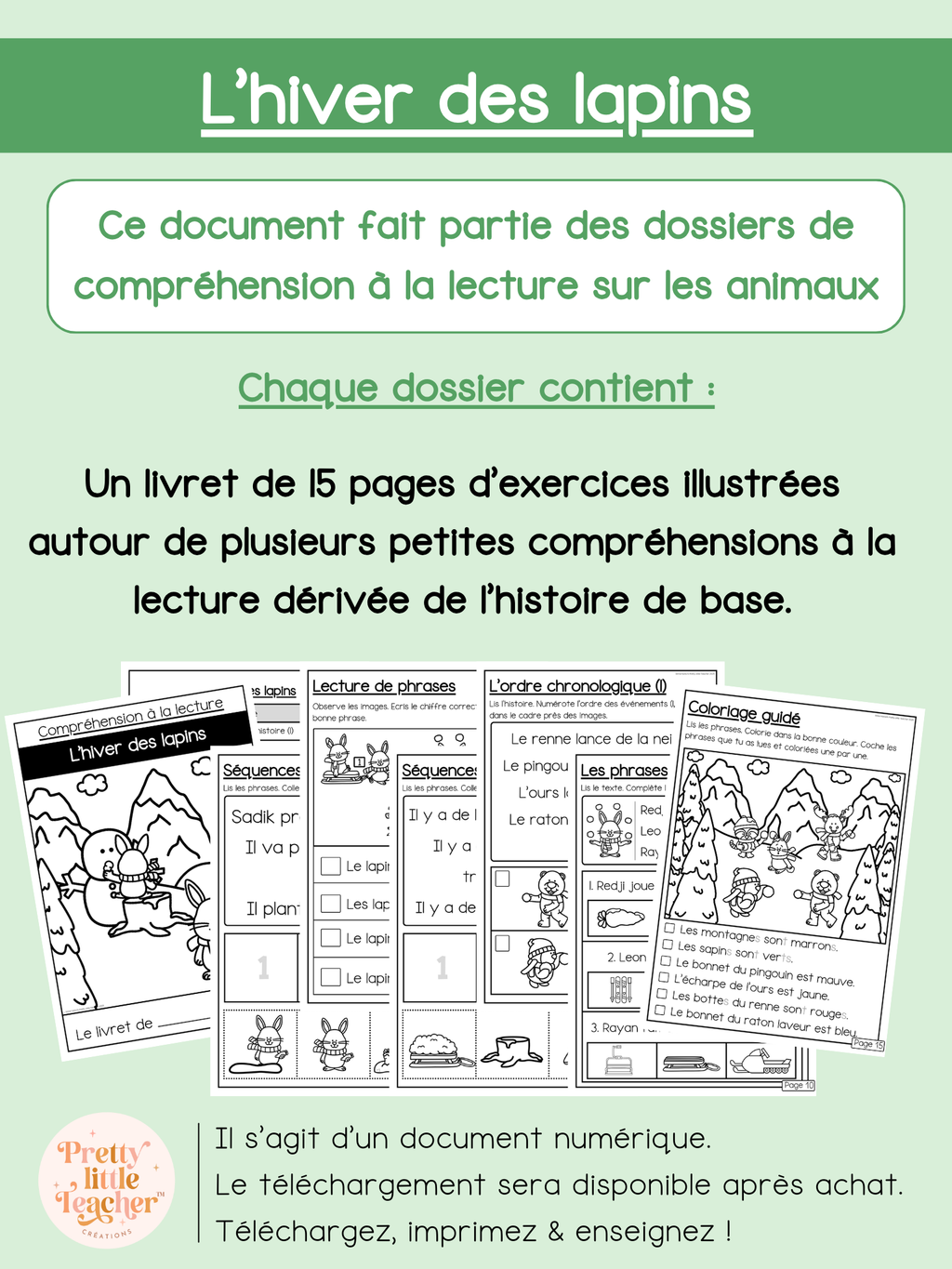 L'hiver des lapins (lecture)
