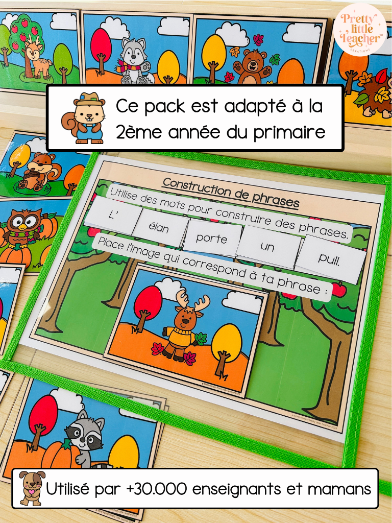 Pack 2 Français sur l'automne