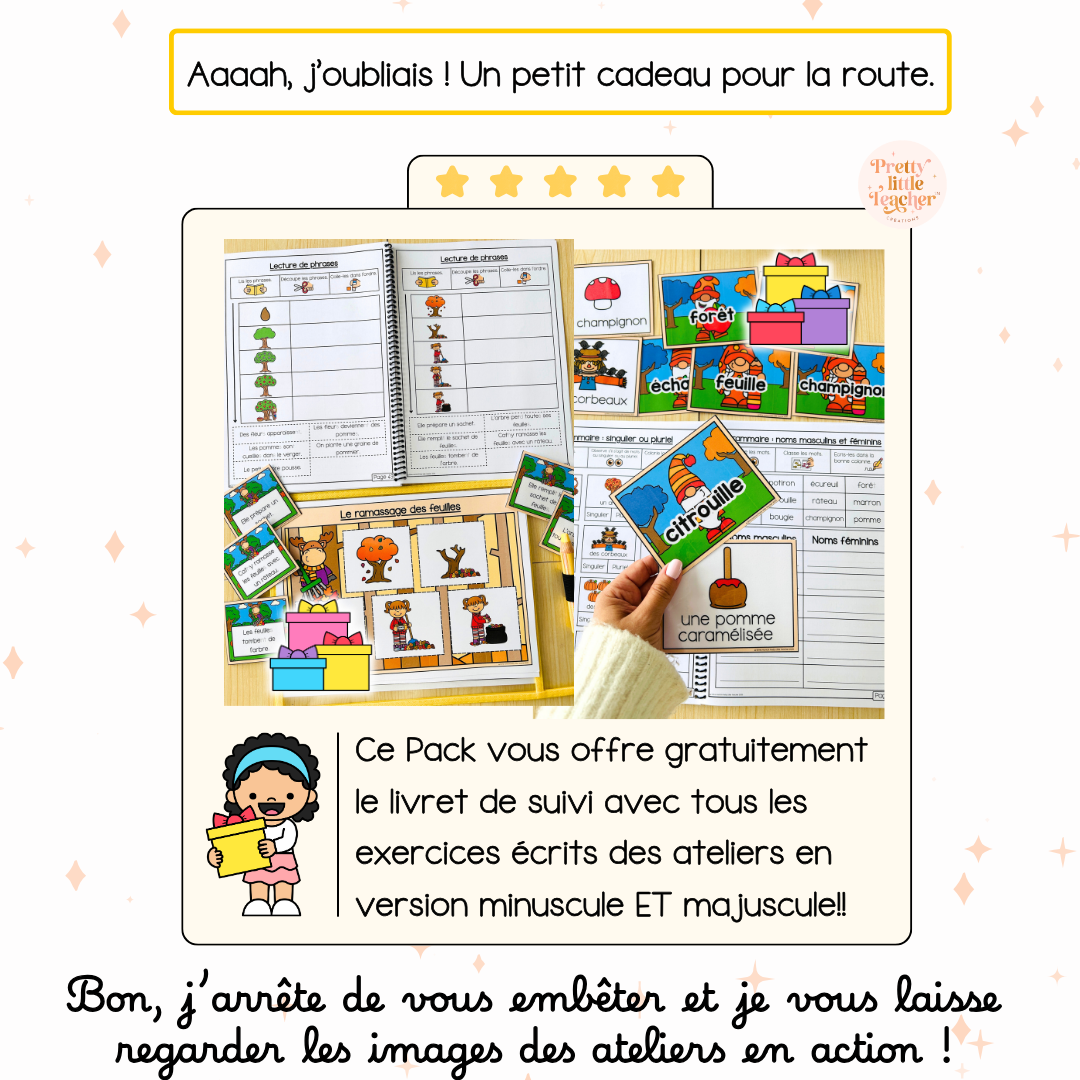 Pack 2 Français sur l'automne