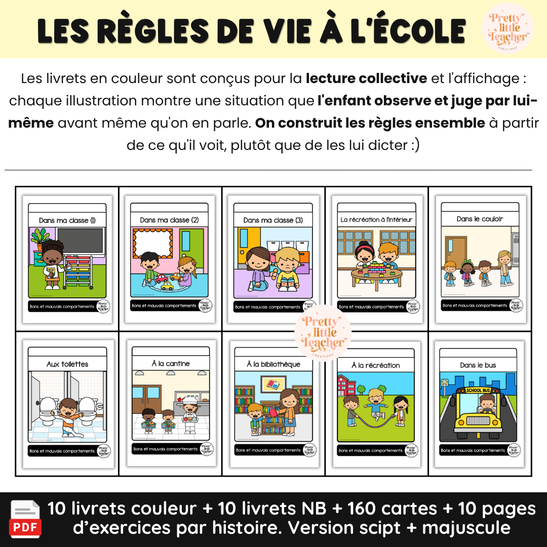 Pack Lecture : les règles de vie à l'école