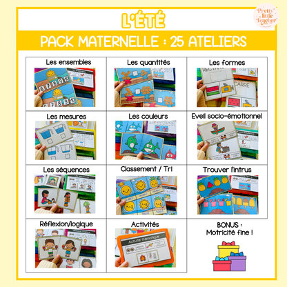 Pack Maternelle sur l'été
