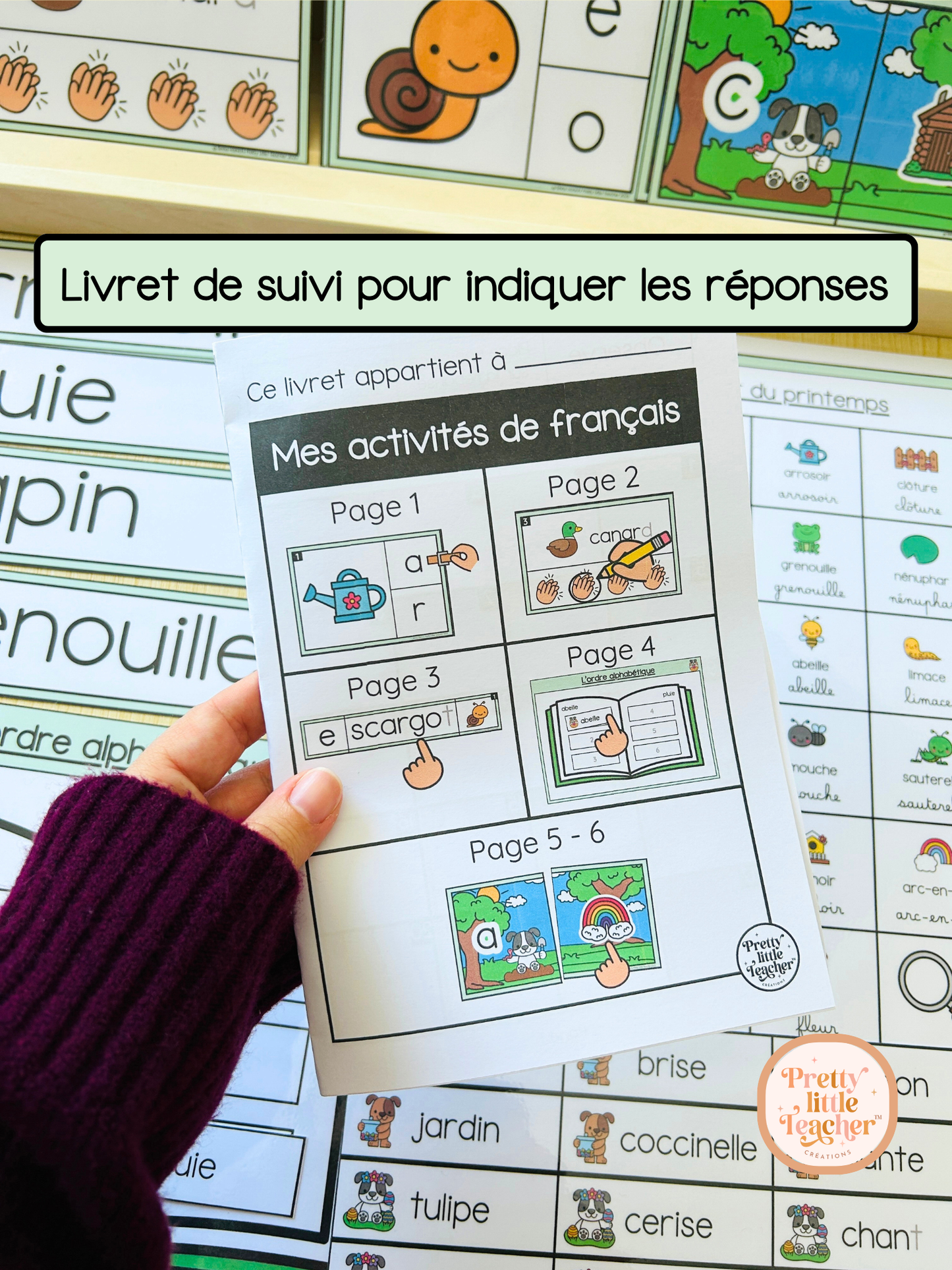 Mini Pack 1 Français sur le printemps