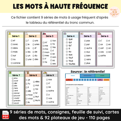 Les mots à usage fréquent