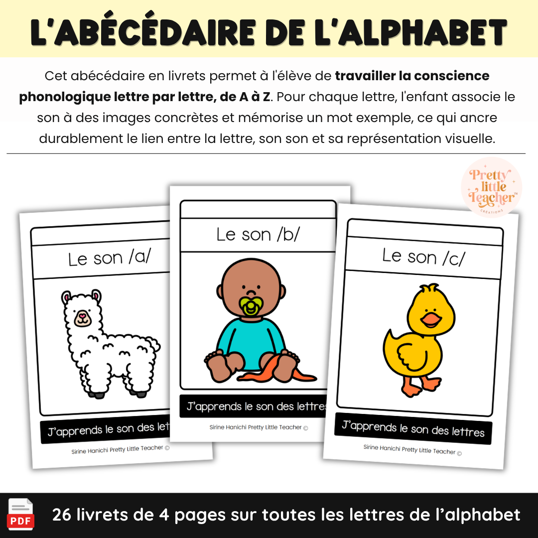 Abécédaire en livrets - Conscience phonologique