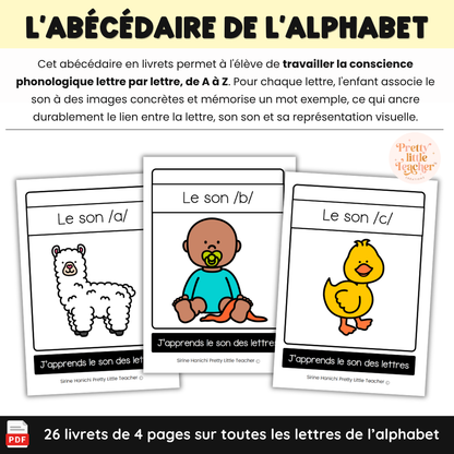 Abécédaire en livrets - Conscience phonologique