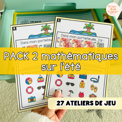 Pack 2 Mathématiques sur l'été