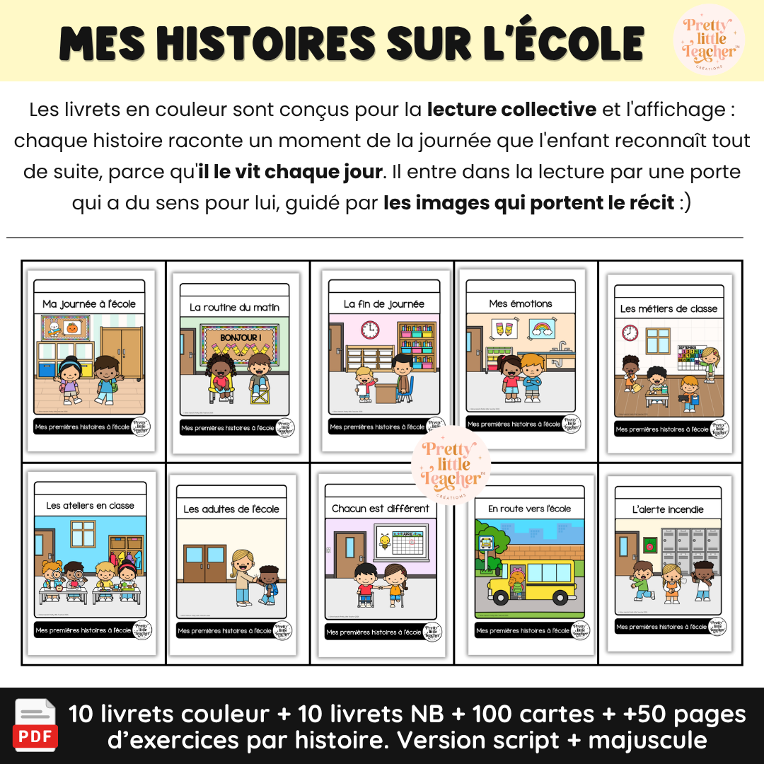 Pack Lecture : Mes premières histoires sur l'école
