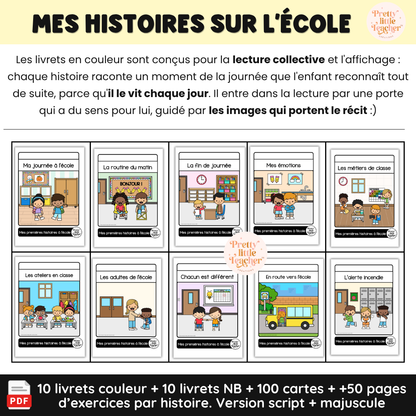 Pack Lecture : Mes premières histoires sur l'école