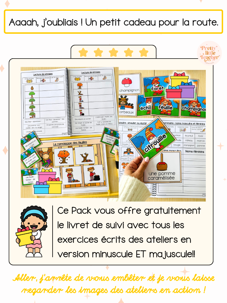 Pack 2 Français sur l'automne