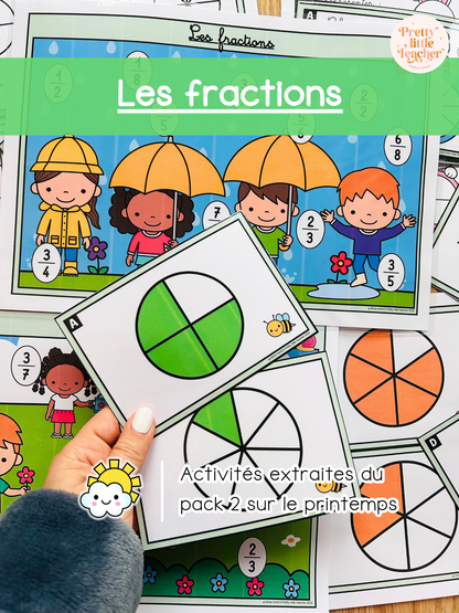 Les fractions (3x)