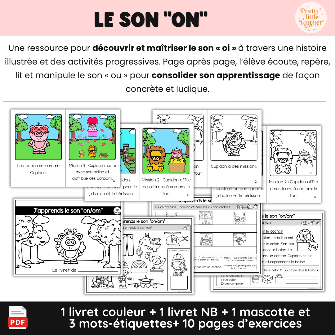 Le son "on" (lecture + exercices)