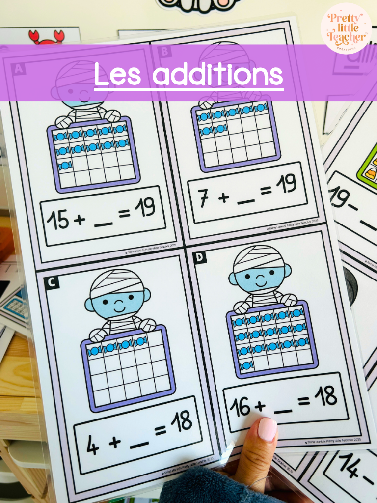 Les additions → 20 (4x)