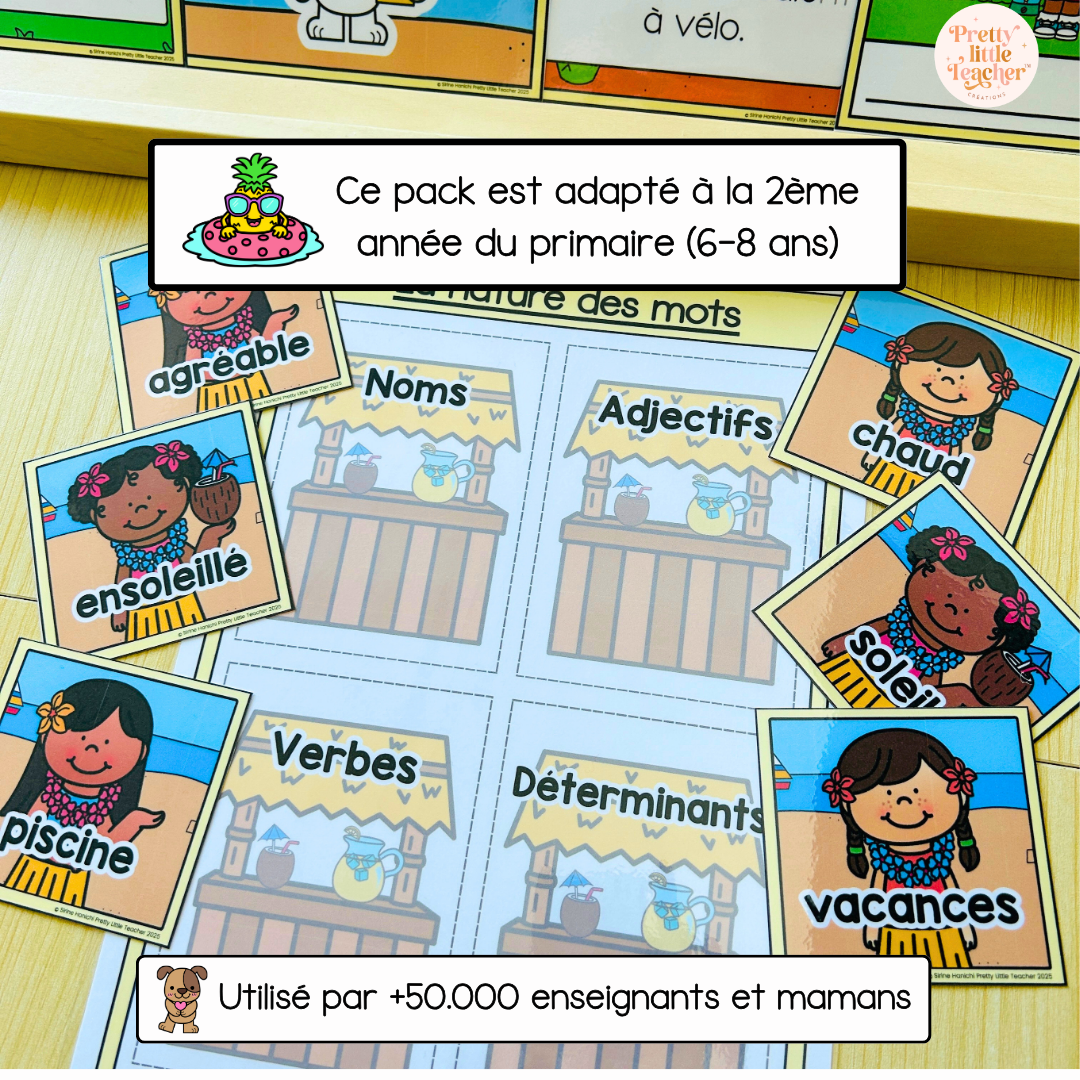 Tous les Packs 2 Français pour toute l'année