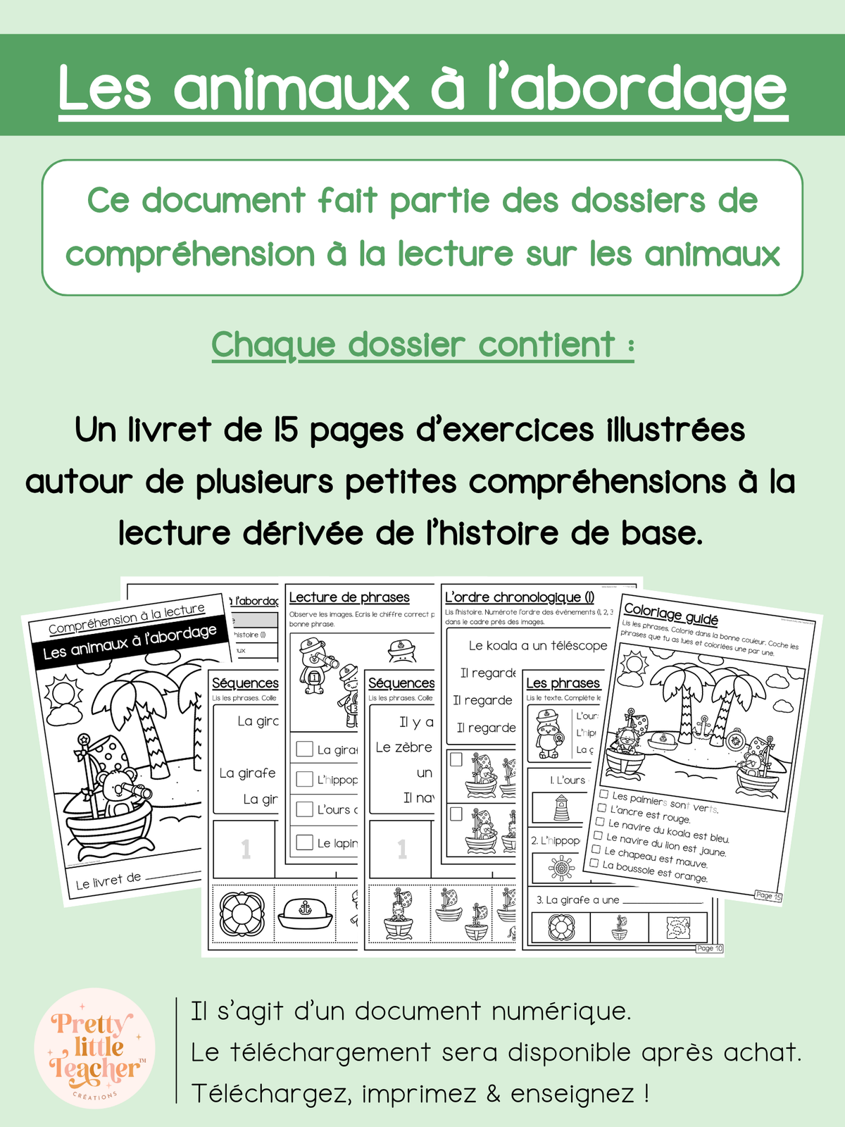 Les animaux à l'abordage (lecture)