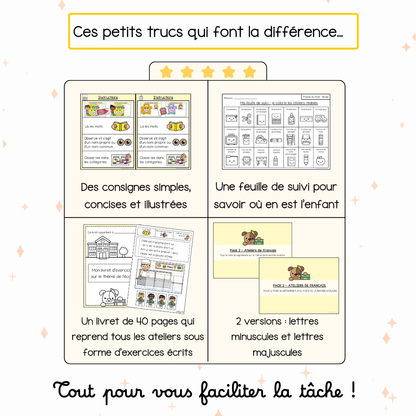 Tous les Packs 2 Français pour toute l'année