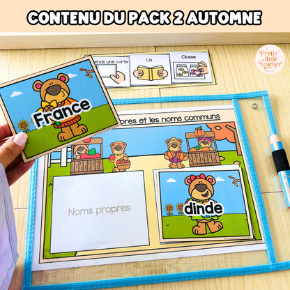 Pack 2 Français sur l'automne