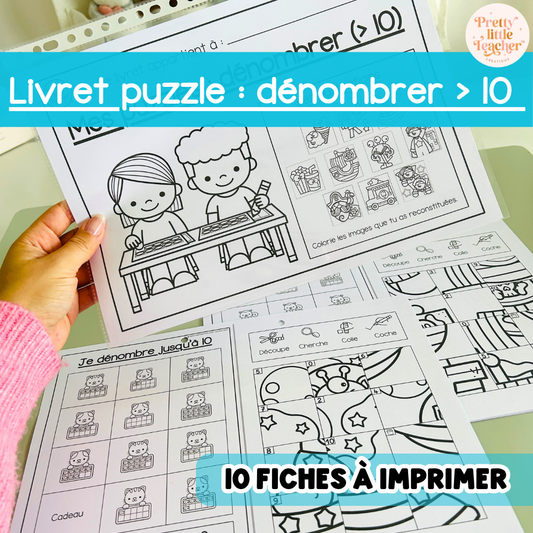 Livret puzzle : dénombrer → 10